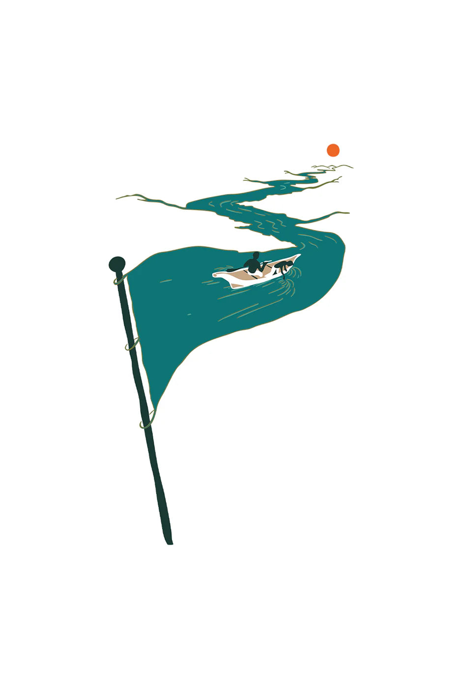 Flag Oversized T-Shirt