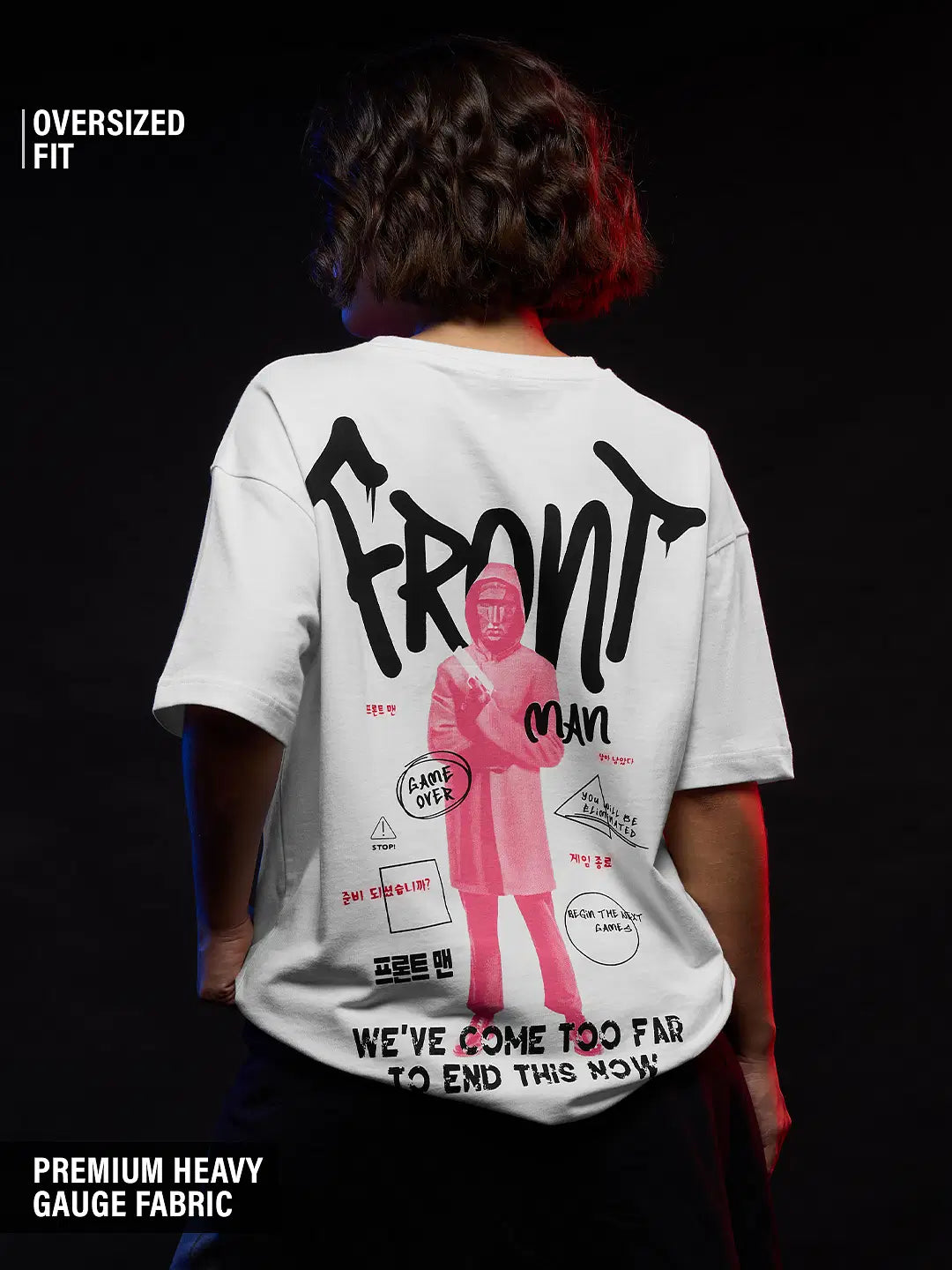 Squid Game Front Man Boyfriend T-Shirts Unsex