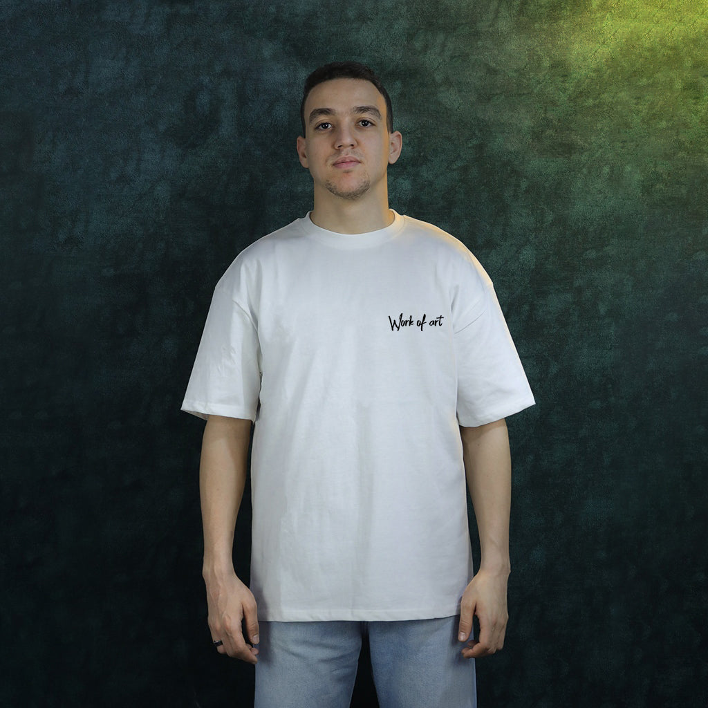 Work of Art I White Adition Oversize T-Shirt