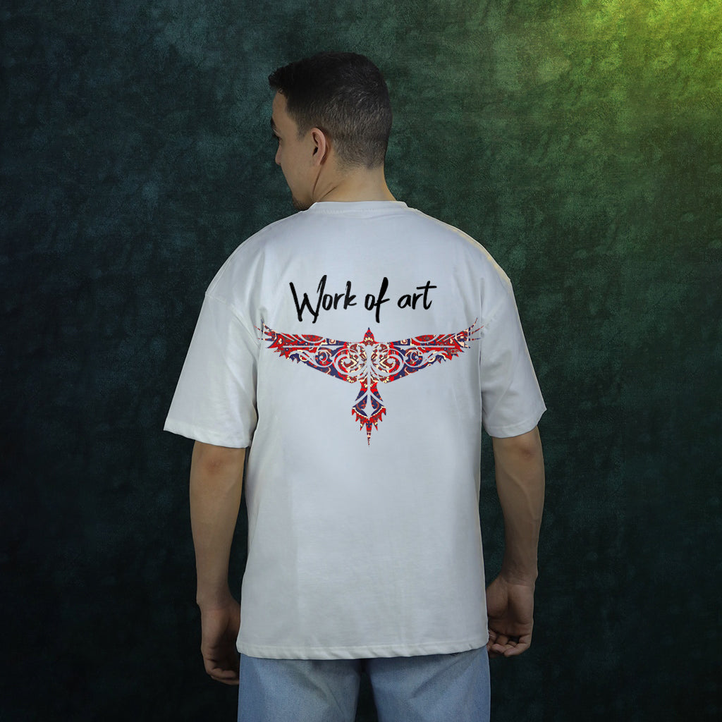 Work of Art I White Adition Oversize T-Shirt