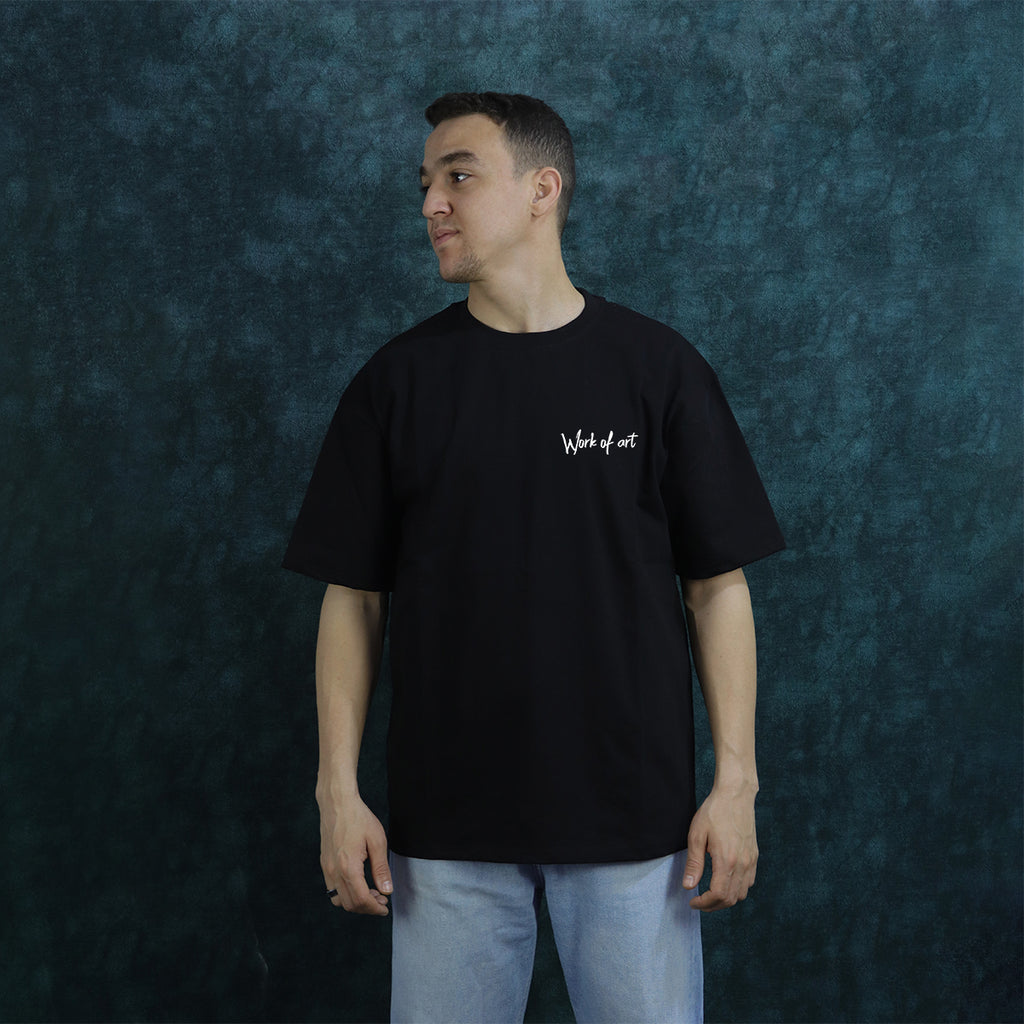 Work of Art I Black Adition Oversize T-Shirt