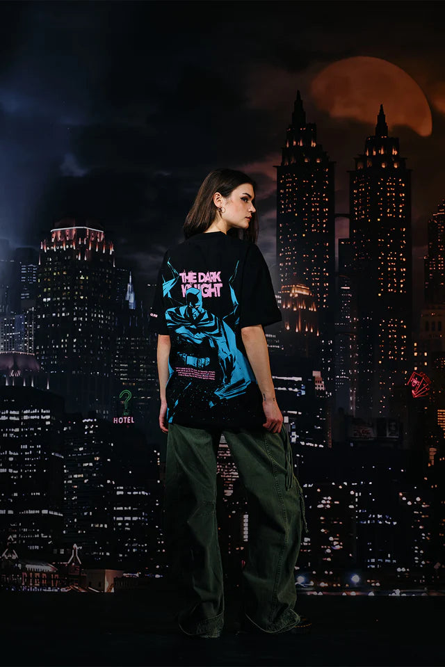 Bat In Dark Oversized T-shirt Unisex