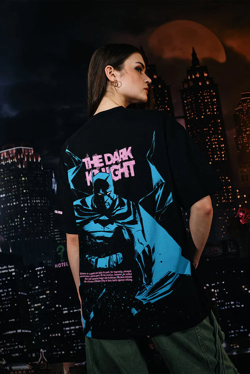 Bat In Dark Oversized T-shirt Unisex