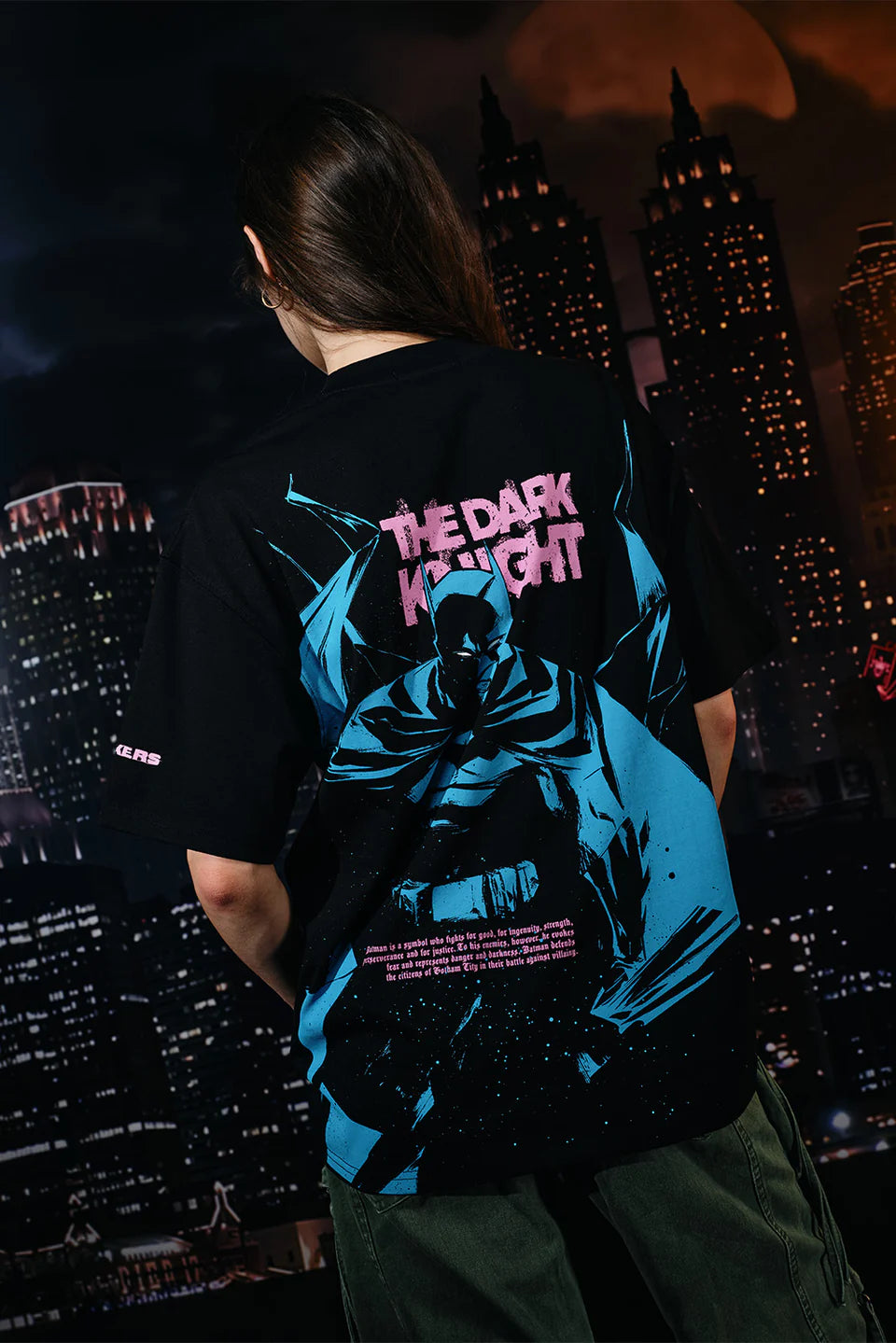 Bat In Dark Oversized T-shirt Unisex