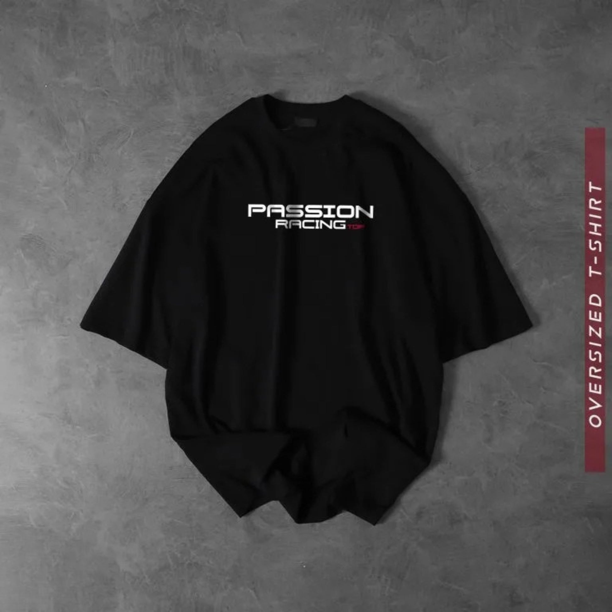 Passon Racing I Black Oversize T-Shirt