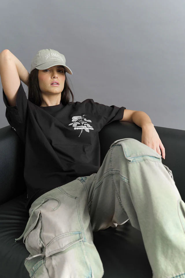Embrace Your Inner Rose Premium Oversized Female T-shirt