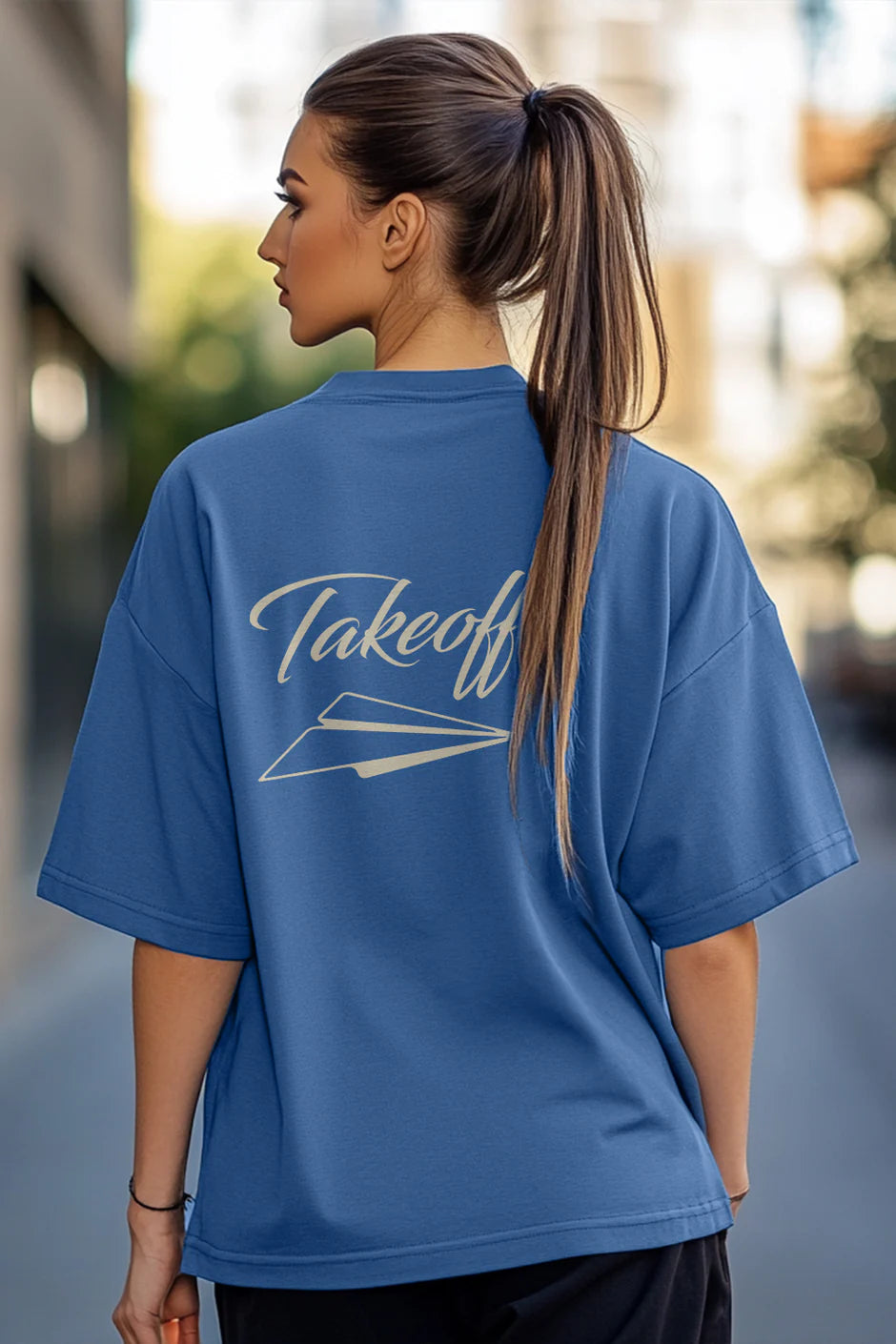 Female Take Off Oversized T-Shirt